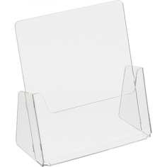 Вертикальная настольная подставка attache 1 отделение, а4, акрил, 4шт 110380