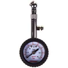 Манометр в металлическом корпусе skyway 4 атм с резиновой защитой s07701006