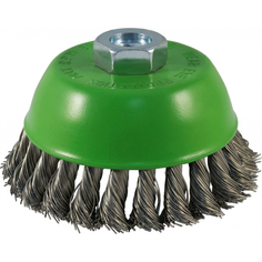 Щетка чашечная жгутовая inox standard (100 мм; м14) для ушм d.bor d02-is-100-m14-050