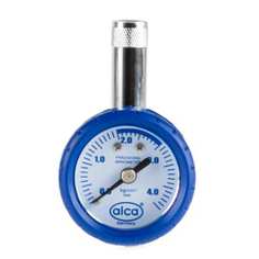 Круглый манометр alca синий 564000