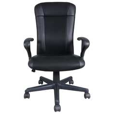 Компьютерное офисное кресло brabix optima mg-370, с подлокотниками, эко кожа, ткань 531580