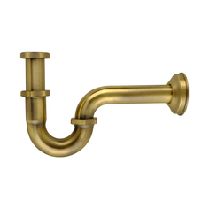 Сифон для раковины veragio sbortis 150-180 см, s-образный, 1 1/4", бронза vr.sbr-8117.br