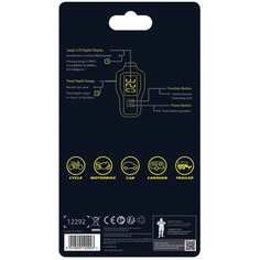 Цифровой манометр с lcd-дисплеем и с функцией измерения остаточной глубины протектора michelin 12292