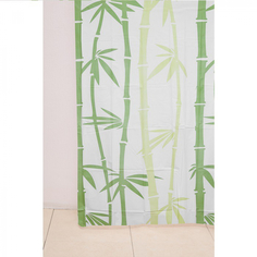 Штора для ванной delphinium ws-800 бамбук, зеленая, 180х180 104153