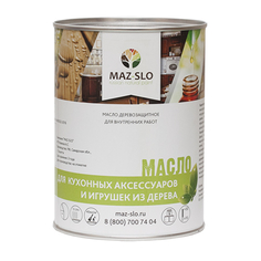 Масло для кухонных аксессуаров и игрушек из дерева maz-slo цвет фуксия 1 л 8070661