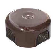 Распределительная коробка electraline 78 мм керамическая, коричневая b1-521-02