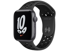 Умные часы APPLE Watch Nike SE 44mm Space Grey Aluminium Case with Anthracite/Black Nike Sport Band MKQ83RU/A Выгодный набор + серт. 200Р!!!