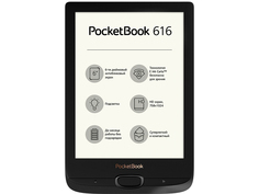 Электронная книга PocketBook 616 Obsidian Black PB616-H-RU Выгодный набор + серт. 200Р!!!