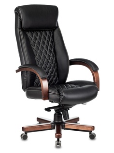 Компьютерное кресло Бюрократ T-9924 Walnut Black Выгодный набор + серт. 200Р!!!