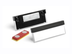 Бейдж Durable Select 17x67mm горизонтальный магнитный Black 8505-01