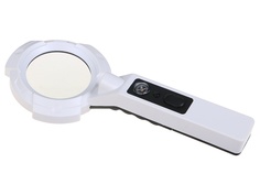 Лупа Kromatech TH-600557H 4x d-65mm с подсветкой + ультрафиолет 7 LED с компасом 23149w214