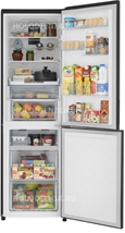 Двухкамерный холодильник Hitachi R-BG 410 PU6X XGR градиент серого