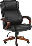 Кресло Brabix PREMIUM Magnum EX-701, дерево, рециклированная кожа, черное, 531827
