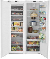 Встраиваемый холодильник Side by Side Scandilux SBSBI 524EZ (RBI 524EZ+FNBI 524E)