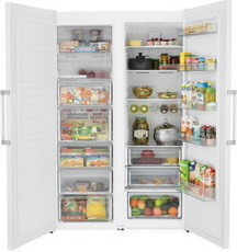 Холодильник Side by Side Scandilux SBS 711 EZ 12 W (FN 711 E12 W + R 711 EZ 12 W)