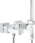 Смеситель для ванной комнаты Grohe с душевым гарнитуром Euphoria Cube Eurocube 23141000 хром
