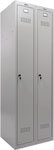 Шкаф металлический для одежды Brabix LK 21-60 2 секции (в1830*ш600*г500мм 32кг) 291126
