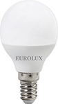 Лампа светодиодная Eurolux LL-E-G45-7W-230-4K-E14 (шар, 7Вт, нейтр., Е14) белый