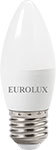 Лампа светодиодная Eurolux LL-E-C37-6W-230-4K-E27 (свеча, 6Вт, нейтр., Е27) белый