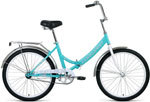 Велосипед Forward VALENCIA 24 1.0 (24 1 ск. рост 16) 2020-2021 мятный/серый RBKW1YF41008