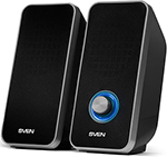 Акустика 2.0 SVEN 325 2.0 черный 6Вт