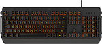 Игровая клавиатура Hiper GK-5 PALADIN чёрная (USB, Xianghu Blue switches, Янтарная подсветка, Влагозащита)