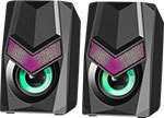 Колонки компьютерные Defender 6 Вт, подсветка, питание от USB/LED/TP