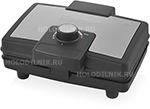 Вафельница Clatronic WA 3606 schwarz-inox