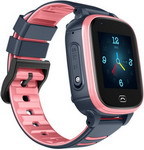 Детские умные часы JET KID Vision 4G розовый-серый