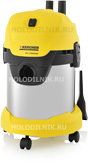 Строительный пылесос Karcher WD 3 P Premium желтый (1.629-891.0)