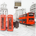 Весы напольные Endever Aurora-559, серый/красный