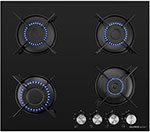 Встраиваемая газовая варочная панель Homsair HGG641EBK