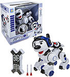 Робо-щенок 1 Toy ДРУЖОК интерактивный, радиоуправляемый робот-щенок (песни,стихи,викторины,загадки,басни), размер игр