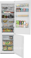 Двухкамерный холодильник Scandilux CNF379Y00 W