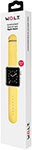 Силиконовый браслет W.O.L.T. для Apple Watch 38 мм, желтый Wolt