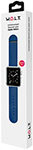 Силиконовый браслет W.O.L.T. для Apple Watch 42 мм, синий Wolt