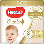 Подгузники Huggies Элит Софт 3 (5-9кг) 160 шт BOX