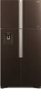 Холодильник Side by Side Hitachi R-W 662 PU7 GBW коричневое стекло