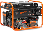 Электрический генератор и электростанция Daewoo Power Products GDA 6500 E