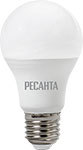 Лампа светодиодная Ресанта LL-R-A60-11W-230-3K-E27 (груша, 11Вт, тепл., Е27) белый