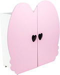 Кукольный шкаф Paremo цвет: нежно-розовый