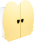 Кукольный шкаф Paremo цвет: нежно-желтый