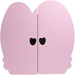 Кукольный шкаф Paremo Мини цвет: нежно-розовый