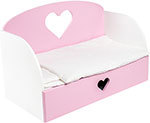 Диван – кровать Paremo PFD120-16 Сердце цвет: розовый