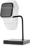 Умные часы Apple Watch Series 5 44mm Silver Aluminum Case with White Sport Band (MWVD2RU/A)
