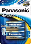 Батарейки Panasonic щелочные тип C Evolta в блистере 2 шт. (LR14EGE/2BP)
