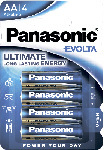 Батарейки щелочные Panasonic AA Evolta в блистере 4шт (LR6EGE/4BP)