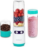 Блендер стационарный Kitfort Shake & Take 2 в 1 KT-3033-3 бело-бирюзовый