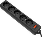Сетевой фильтр Defender ES 3.0m (5роз.) black 99485