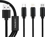 Универсальный USB кабель Harper BRCH-910 Black